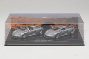 Porsche Carrera GT Spider & Coupe Zestaw Srebrny Minichamps 1:43 WAP02010314 Metal — zdjęcie 4 z 5