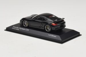 Porsche Cayman GT4 981 Black Metallic Minichamps 1:43 410066121 Metal — zdjęcie 3 z 5