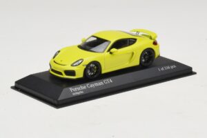 Porsche Cayman GT4 981 Zielony Minichamps 1:43 410066122 Metal — zdjęcie 2 z 5