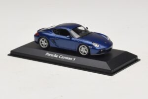 Porsche Cayman S 987 Niebieski Metalik Maxichamps 1:43 940065621 Metal — zdjęcie 3 z 5