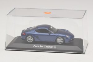 Porsche Cayman S 987 Niebieski Metalik Maxichamps 1:43 940065621 Metal — zdjęcie 4 z 5