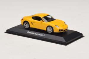 Porsche Cayman S 987 Żółty Maxichamps 1:43 940065620 Metal — zdjęcie 3 z 5