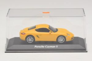Porsche Cayman S 987 Żółty Maxichamps 1:43 940065620 Metal — zdjęcie 4 z 5