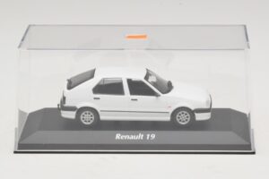 Renault 19 Biały Maxichamps 1:43 940113700 Metal — zdjęcie 4 z 5