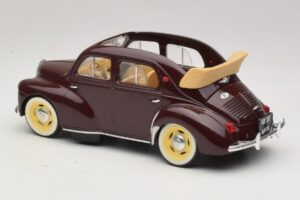 Renault 4CV Kasztanowy Solido 1:18 8048 Metal — zdjęcie 5 z 6