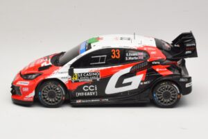 Toyota GR Yaris Rally1 #33 E. Evans / S. Martin Rally Monte Carlo 2026 IXO 1:18 18RMC269B Metal — zdjęcie 3 z 6