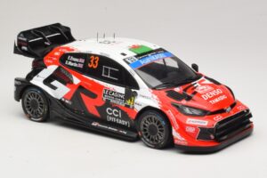 Toyota GR Yaris Rally1 #33 E. Evans / S. Martin Rally Monte Carlo 2026 IXO 1:18 18RMC269B Metal — zdjęcie 4 z 6