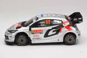 Toyota GR Yaris Rally1 #69 K. Rovanpera / J. Halttunen Rally Portugal 2025 IXO 1:18 18RMC250B Metal — zdjęcie 3 z 6