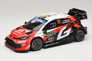 Toyota GR Yaris Rally1 #99 O. Solberg / E. Edmondson Rally Monte Carlo Winner 2026 IXO 1:18 18RMC269A Metal