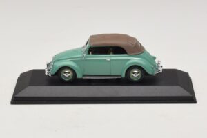Volkswagen 1200 Kabriolet Miękki Dach Zielony Minichamps 1:43 430052042 Metal