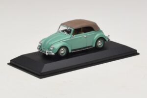 Volkswagen 1200 Kabriolet Miękki Dach Zielony Minichamps 1:43 430052042 Metal — zdjęcie 2 z 5