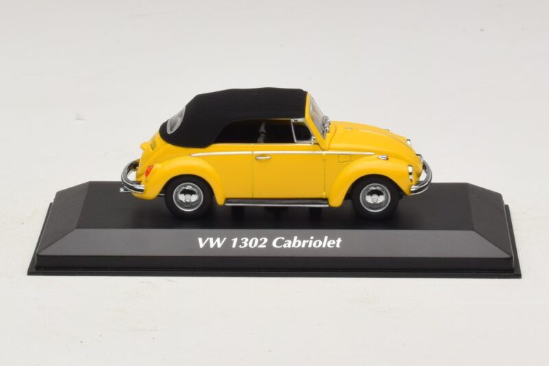 Volkswagen 1302 Kabriolet Żółty Maxichamps 1:43 Volkswagen 1302 Kabriolet Żółty Maxichamps 1:43 940055030 Metal