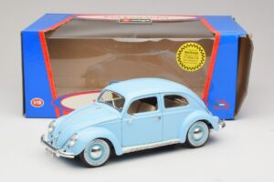 Volkswagen Garbus Niebieski Bburago 1:18 3381 Metal — zdjęcie 8 z 8