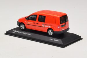 Volkswagen Caddy Maxi Mk3 Norway Post Minichamps 1:43 403057005 Metal — zdjęcie 3 z 5