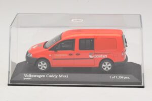 Volkswagen Caddy Maxi Mk3 Norway Post Minichamps 1:43 403057005 Metal — zdjęcie 4 z 5