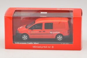 Volkswagen Caddy Maxi Mk3 Norway Post Minichamps 1:43 403057005 Metal — zdjęcie 5 z 5