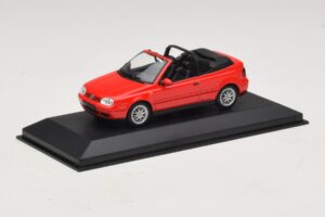 Volkswagen Golf Mk4 Kabriolet Czerwony Edycja Dealerska Minichamps 1:43 GOLF006 Metal — zdjęcie 2 z 5