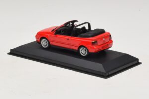 Volkswagen Golf Mk4 Kabriolet Czerwony Edycja Dealerska Minichamps 1:43 GOLF006 Metal — zdjęcie 3 z 5