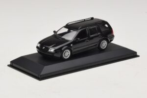 Volkswagen Golf Mk4 Variant Sport Highline BBS Edition Czarny Zastępcze Pudełko Minichamps 1:43 GOLF008-R1 Metal — zdjęcie 2 z 5