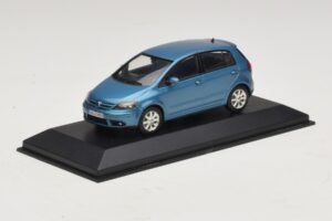 Volkswagen Golf Plus Mk5 Niebieski Metalik Zastępcze Pudełko Minichamps 1:43 GOLF02-R1 Metal — zdjęcie 2 z 5