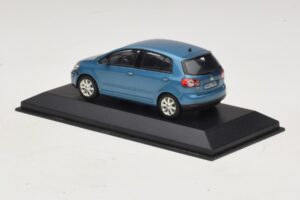Volkswagen Golf Plus Mk5 Niebieski Metalik Zastępcze Pudełko Minichamps 1:43 GOLF02-R1 Metal — zdjęcie 3 z 5