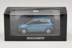 Volkswagen Golf Plus Mk5 Niebieski Metalik Zastępcze Pudełko Minichamps 1:43 GOLF02-R1 Metal — zdjęcie 5 z 5