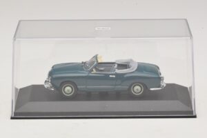 Volkswagen Karmann Ghia Kabriolet Ciemnoniebieski Minichamps 1:43 GHIA001 Metal — zdjęcie 4 z 5