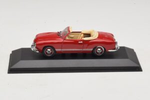 Volkswagen Karmann Ghia Kabriolet Ciemnoczerwony Minichamps 1:43 5032 Metal
