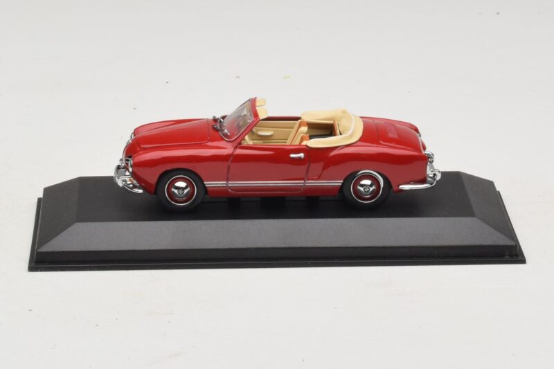 Volkswagen Karmann Ghia Kabriolet Ciemnoczerwony Minichamps 1:43 5032 Metal