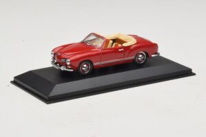 Volkswagen Karmann Ghia Kabriolet Ciemnoczerwony Minichamps 1:43 5032 Metal — zdjęcie 2 z 5