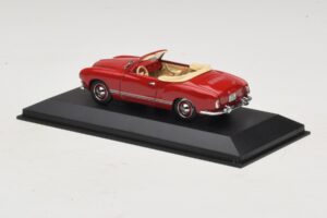 Volkswagen Karmann Ghia Kabriolet Ciemnoczerwony Minichamps 1:43 5032 Metal — zdjęcie 3 z 5