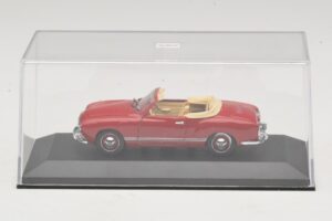 Volkswagen Karmann Ghia Kabriolet Ciemnoczerwony Minichamps 1:43 5032 Metal — zdjęcie 4 z 5