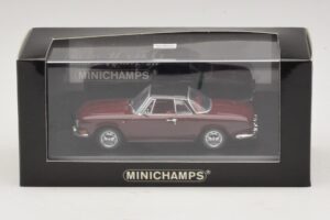 Volkswagen Karmann Ghia Czerwony Z Czarnym Dachem Minichamps 1:43 GHIA002 Metal — zdjęcie 5 z 5