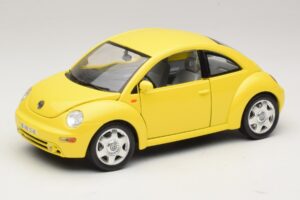 Volkswagen New Beetle A4 Żółty Bburago 1:18 3302 Metal