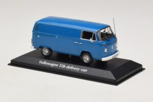 Volkswagen T2b Furgon Dostawczy Niebieski Maxichamps 1:43 940053061 Metal — zdjęcie 3 z 5