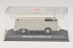 Volkswagen T2b Furgon Dostawczy Szary Maxichamps 1:43 940053060 Metal — zdjęcie 4 z 5