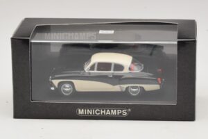 Wartburg A311 Ciemnoniebieski Biały Minichamps 1:43 WARBURG001 Metal — zdjęcie 5 z 5